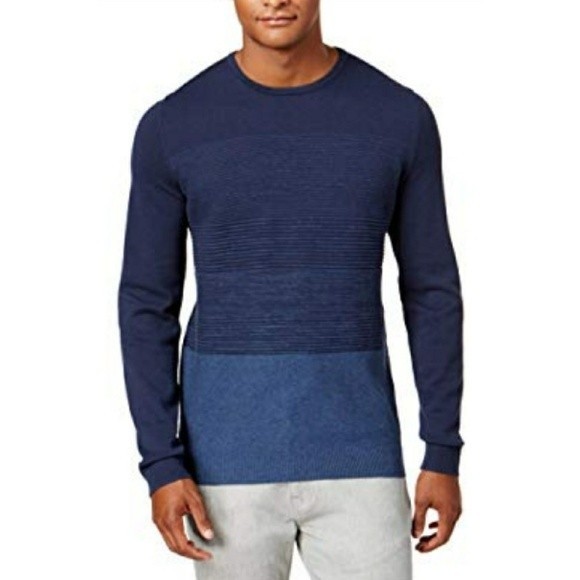 Alfani Men Blue Sweater‎ - Picture 1 of 4